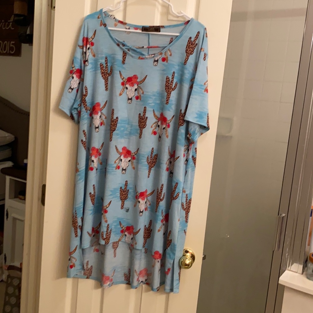 L&B High-Low Hem Dress